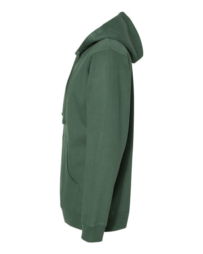 Independent Trading Co. Unisex Midweight Full-Zip Hooded Sweatshirt SS4500Z #color_Alpine Green