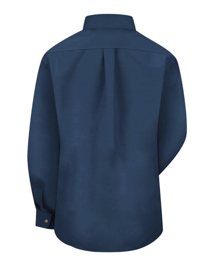 Red Kap Women's Poplin Dress Shirt SP91 #color_Navy