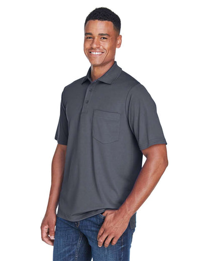 CORE365 Men's Origin Performance Piqué Polo with Pocket 88181P #colormdl_Carbon