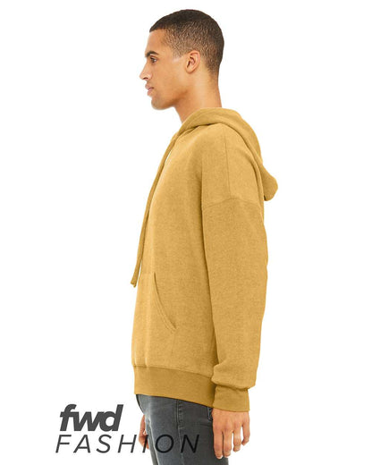 BELLA + CANVAS FWD Fashion Sueded Fleece Hoodie 3329 #color_Heather Mustard