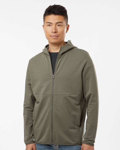 Independent Trading Co. Unisex Perform Full-Zip Hooded Sweatshirt EXP30PZ #colormdl_Pine