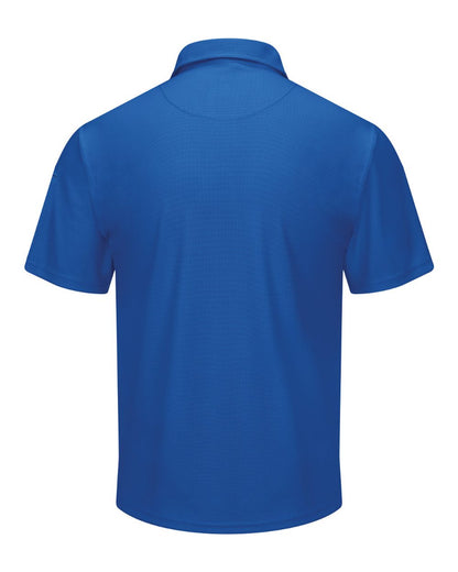 Red Kap Men's Performance Knit® Flex Series Pro Polo SK90 #color_Royal