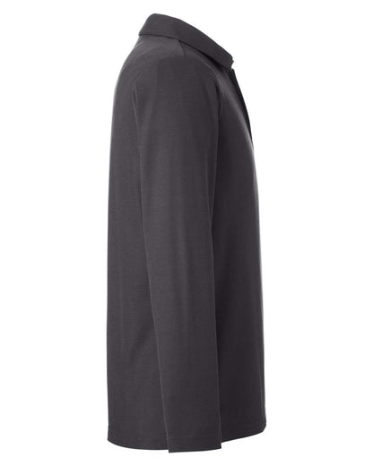 CORE365 Men's Fusion ChromaSoft™ Long Sleeve Pique Polo CE112L #color_Carbon