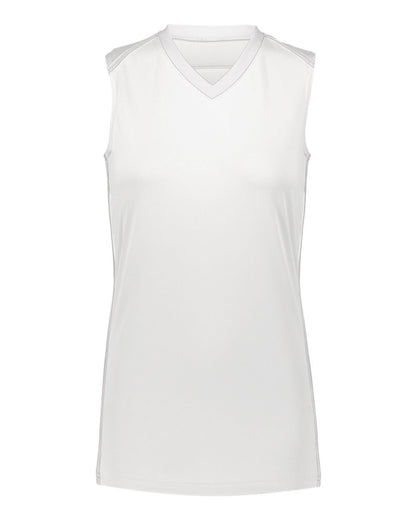 Augusta Sportswear Girls' Rover Jersey 1688 #color_White