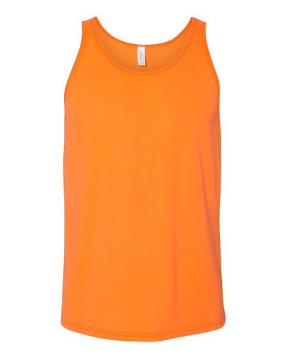 BELLA + CANVAS Jersey Tank 3480 #color_Neon Orange