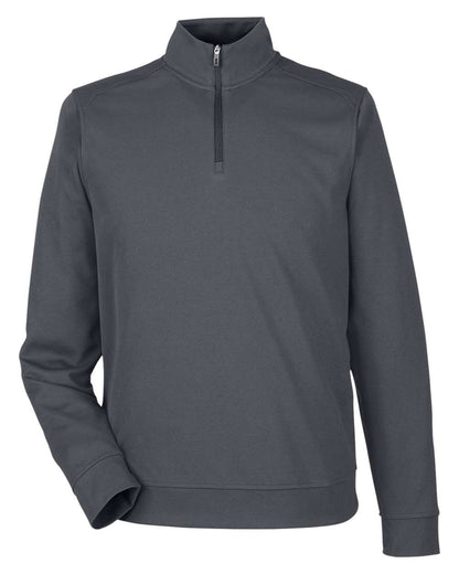 North End Men's Express Tech Performance Pique Quarter-Zip Pullover NE412 #color_Carbon