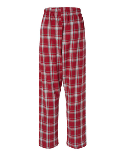 Boxercraft Women's Haley Flannel Pants BW6620 #color_Heritage Garnet Plaid