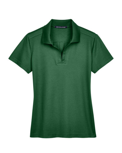 Devon & Jones Women's CrownLux Performance® Plaited Polo DG20W #color_Forest