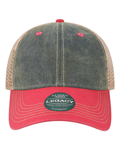 LEGACY Old Favorite Trucker Cap OFA #color_Navy/ Dark Pink