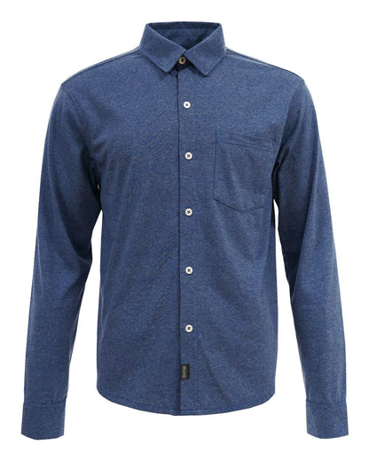 Recover Men's Eco Button Down Shirt EC650 #color_Cobalt