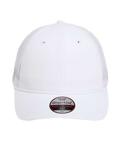 Imperial The Night Owl Performance Rope Cap 7055 #color_White/ White
