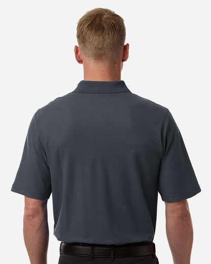 Harriton Men's Tall Maverick CVC Pique Polo M105T #colormdl_Dark Charcoal