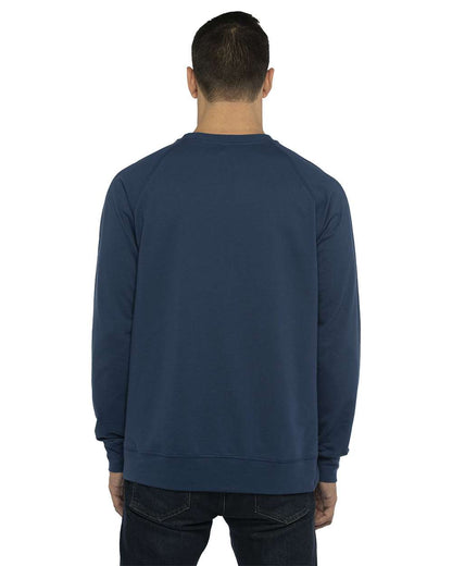 Next Level Unisex Laguna Raglan Crewneck Sweatshirt 9000 #colormdl_Cool Blue