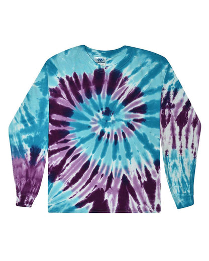 Colortone Youth Tie-Dyed Long Sleeve T-Shirt 2000Y #color_Barbados