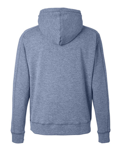 J. America Unisex Electric Fleece Hooded Sweatshirt 8740 #color_Electric Midnight