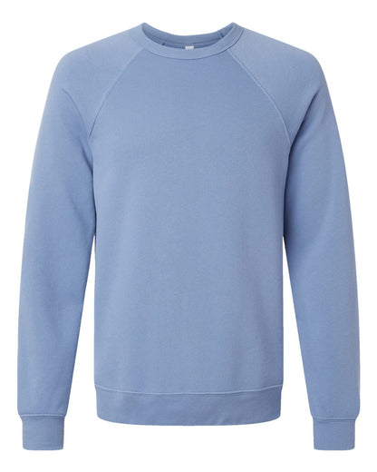 BELLA + CANVAS Sponge Fleece Raglan Crewneck Sweatshirt 3901 #color_Lavender Blue