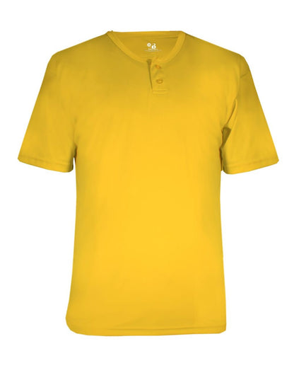 Alleson Athletic Men's B-Core Placket Jersey 7930 #color_Gold
