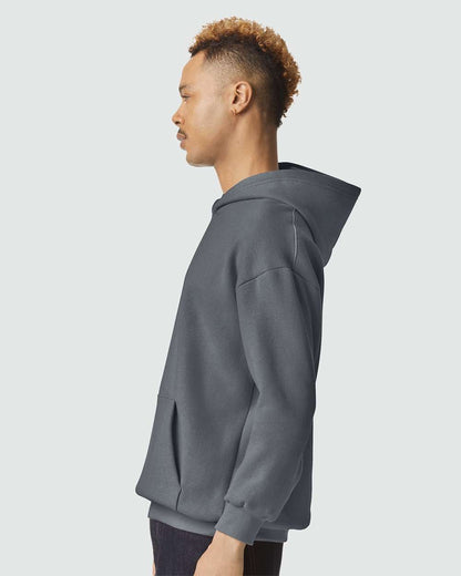 American Apparel Unisex ReFlex Fleece Hoodie Sweatshirt RF498 #colormdl_Asphalt