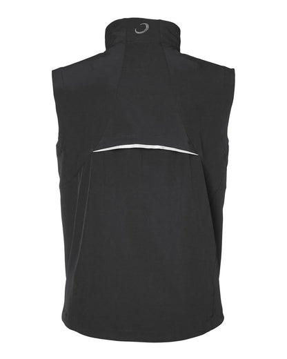 Zero Restriction Men's Full-Zip Vest W1009Z #color_Black