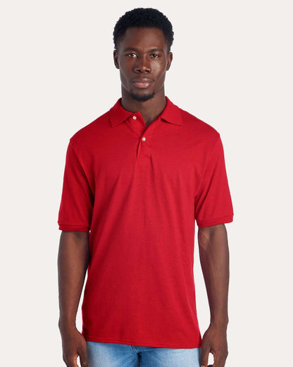 JERZEES Men's Dri-Power® Polo 437R #colormdl_True Red
