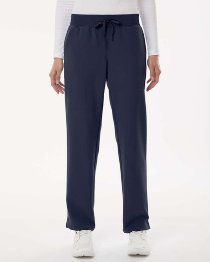Jaanuu Women's Xenos Essential Knit-Waist Scrub Pants W20001 #colormdl_Midnight Navy