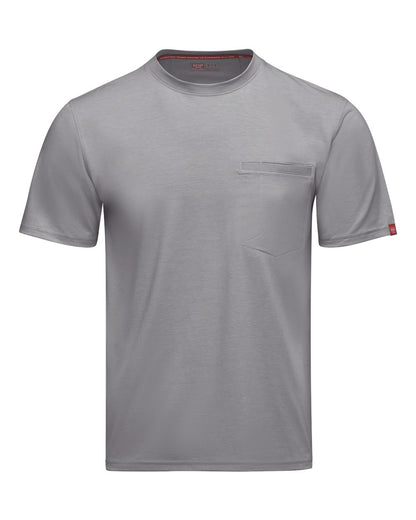 Red Kap Men's Tall Cooling Pocket T-Shirt TKM2T #color_Gravel