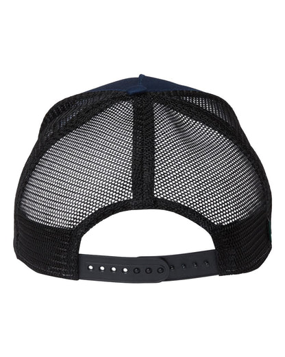 LEGACY Five-Panel Trucker Cap ROADIE #color_Navy Slub/ Black