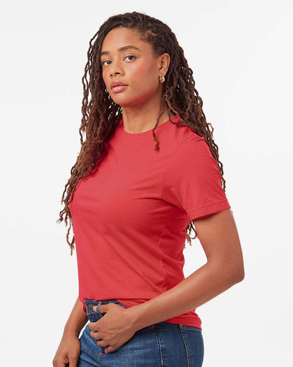 Tultex Combed CVC T-Shirt 602CVC #colormdl_Heather Red