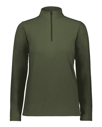Augusta Sportswear Women's Eco Revive™ Micro-Lite Fleece Quarter-Zip Pullover 6864 #color_Olive
