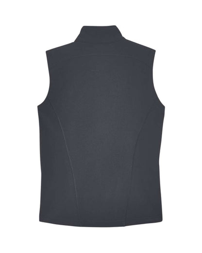 CORE365 Women's Cruise Two-Layer Fleece Bonded Soft Shell Vest CE701W #color_Carbon