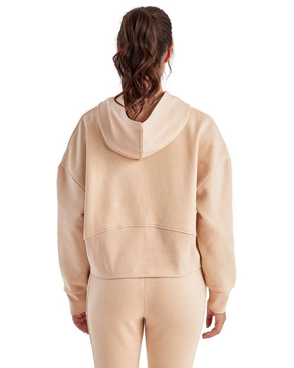 TriDri Women's Alice Half-Zip Hooded Sweatshirt TD077 #colormdl_Nude