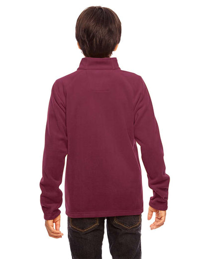 Team 365 Youth Campus Microfleece Jacket TT90Y #colormdl_Sport Maroon