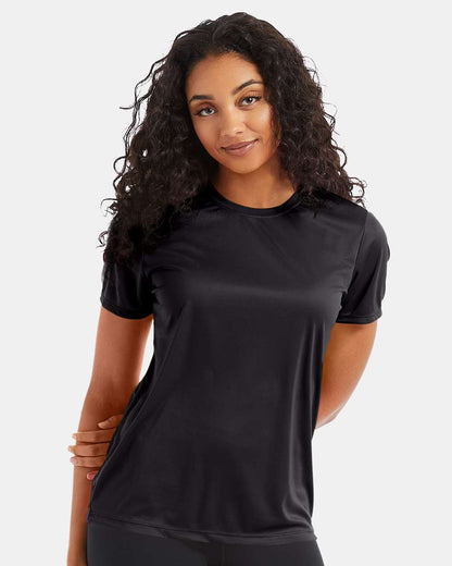 Hanes Women's Cool DRI® Performance T-Shirt 4830 #colormdl_Black