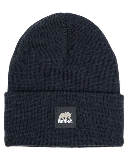 Berne Apparel Heritage Knit Cuff Beanie H150 #color_Navy