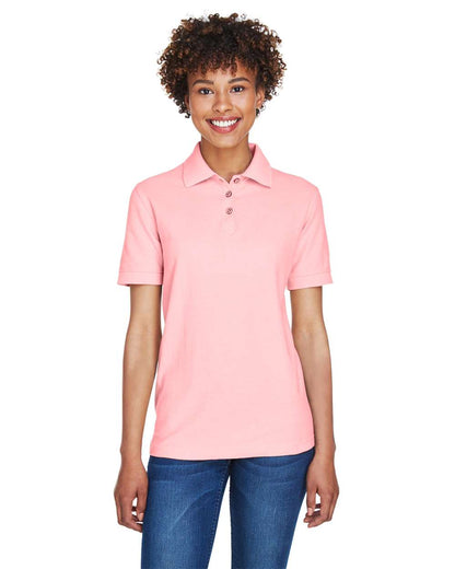 UltraClub Women's Whisper Pique Polo 8541 #colormdl_Pink