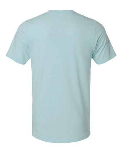 Tultex Combed CVC T-Shirt 602CVC #color_Heather Ice Blue