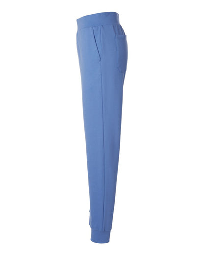 Jaanuu Women's Petite Sizes Rubi Ultrasoft Scrub Joggers W40001P #color_Ceil Blue