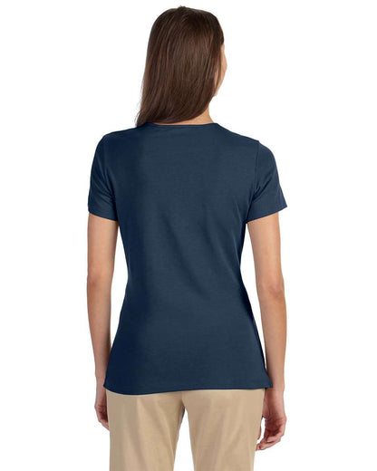Devon & Jones Women's Perfect Fit™ Shell T-Shirt DP182W #colormdl_Navy