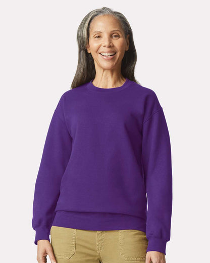 Gildan Unisex Softstyle® Midweight Crewneck Sweatshirt SF000 #colormdl_Purple