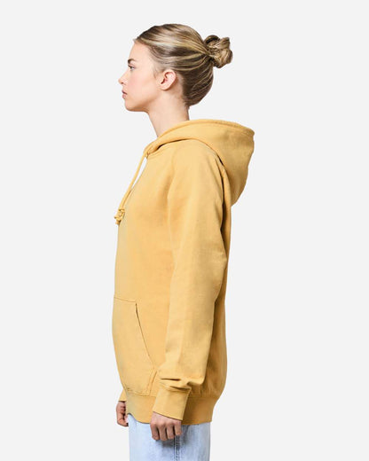 Lane Seven Unisex Vintage Raglan Hooded Sweatshirt LST004 #colormdl_Vintage Mustard