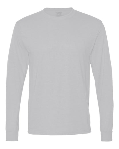 JERZEES Unisex Dri-Power® Performance Long Sleeve T-Shirt 21MLR #color_Silver