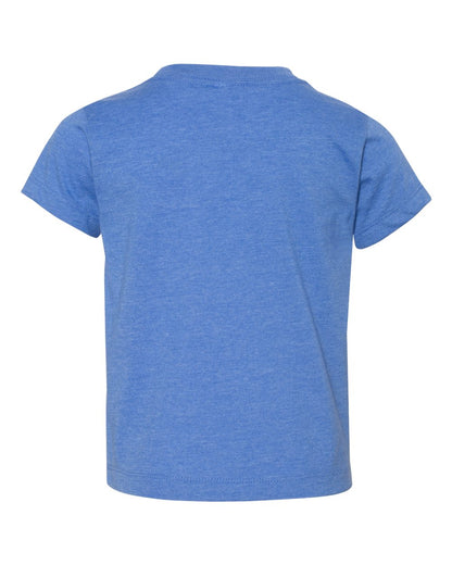 BELLA + CANVAS Toddler Jersey Tee 3001T #color_Heather Columbia Blue