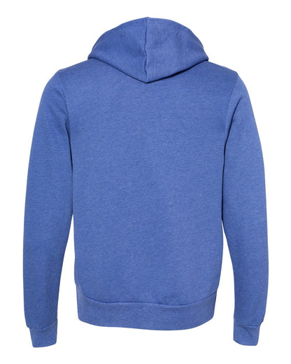 BELLA + CANVAS Sponge Fleece Hoodie 3719 #color_Heather Columbia Blue