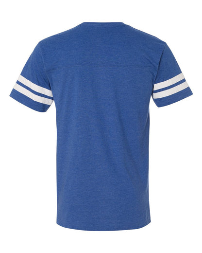 LAT Men's Football Fine Jersey Tee 6937 #color_Vintage Royal/ White