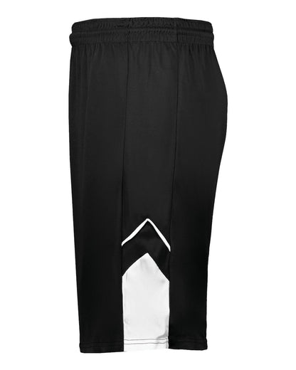 Augusta Sportswear Unisex Alley-Oop Reversible Shorts 1168 #color_Black/ White