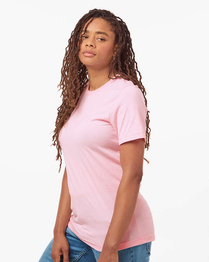 Tultex Combed Cotton T-Shirt 602 #colormdl_Light Pink