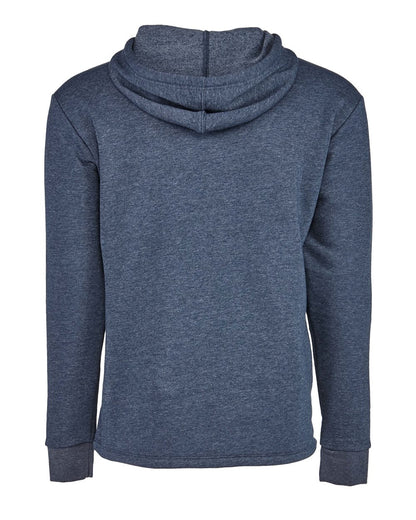 Next Level Malibu Welt Pocket Hoodie 9300 #color_Heather Midnight Navy