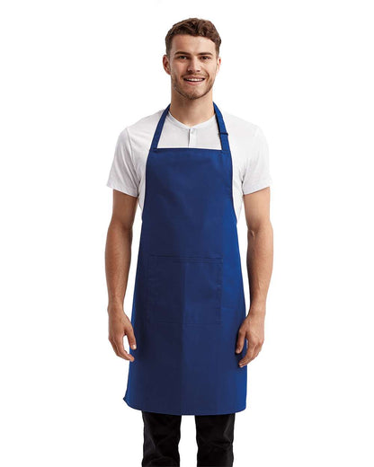 Artisan Collection by Reprime Recycled Pocket Bib Apron RP154 #colormdl_Royal