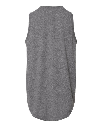 LAT Girls' Relaxed Fine Jersey Tank 2692 #color_Granite Heather