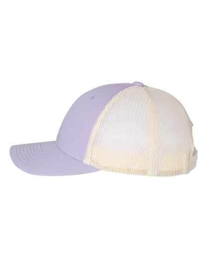 Richardson Low Pro Trucker Cap 115 #color_Lilac/ Birch
